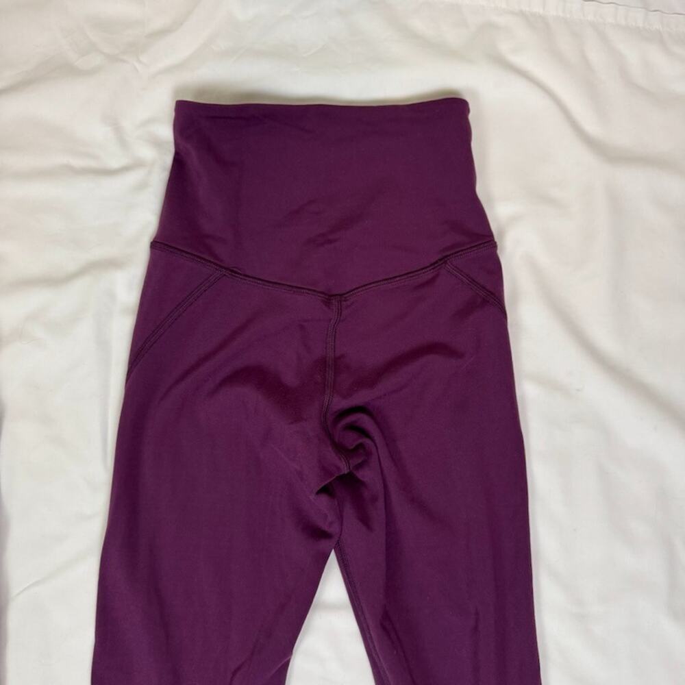 Lot x 2 GIRLFRIEND COLLECTIVE Econyl XXS Leggings Hi Rise Mauve Pink Purple - Picture 13 of 14